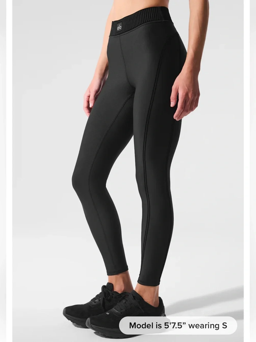 ALO Yoga Airlift High-Waist 7/8 Line Up Legging - black